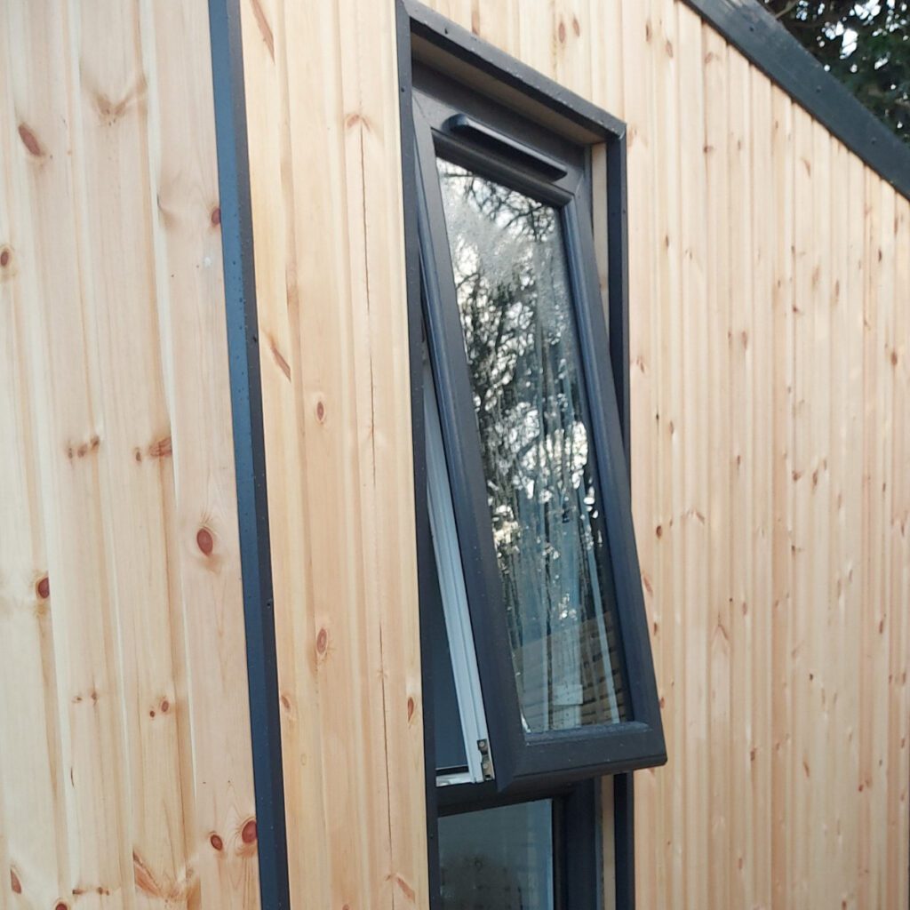 Forest Garden XTEND 3.0 Wood Cabin with A Double Door & Two 1/2 opening window with Installation 5013053183618 2
